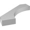 Ekena Millwork 4-in. W x 32-in. D x 32-in. H Westlake Architectural Grade PVC Knee Brace BRCP04X32X32WTL - alternate 2